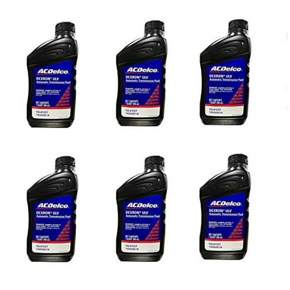 ACDelco 104107 Dexron-ULV Automatic Transmission Fluid 1 Quart (6 Pack)