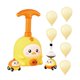 thumbnail image 2 of Juego de coche propulsado por lanzador de globos: experimento científico creativo para niños. Amarillo, 2 of 9