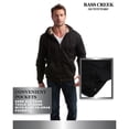 thumbnail image 5 of Bass Creek Outfitters Mens Work Hoodie Sherpa Fleece Lined Heavy Duty Zip Up Work Sweatshirt for Men, 5 of 7