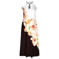 thumbnail image 4 of SMihono Robe d'Été Grande Taille pour Femmes 2023 Mode d'Été Imprimée Col Rond Sans Manches Robe à Épaules Dénudées, 4 of 5