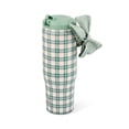 thumbnail image 4 of TAL 30oz Stainless Steel Hudson Flip Tumbler with Removable Scarf on Handle, Sage Plaid, 4 of 5
