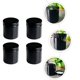 thumbnail image 2 of ColoMX 6pcs Maquillaje Facial Crema Frascos Loción de plástico Loción de Almacenamiento Cosméticos (Negro), 2 of 8
