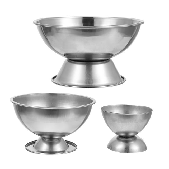 Shisuyan 3pcs Jewelry Melting Casting Tool Professional Jewelry Bowl Practical Alum Bowl