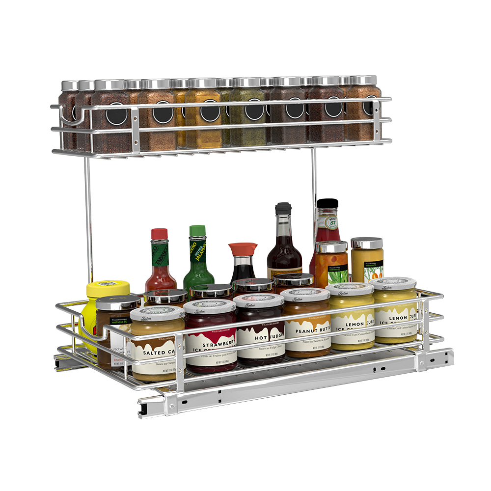 Under The Sink Slide Out Drawer, Pull Out Storage Shelf for