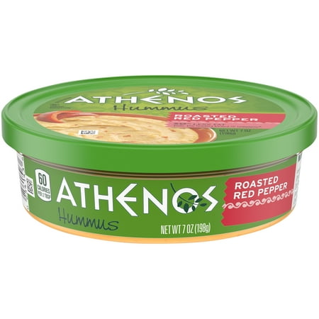 Athenos Roasted Red Pepper Hummus, 7 oz Tub