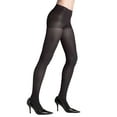 thumbnail image 1 of HUE Womens Opaque Control Top Tights Style-4690, 1 of 2