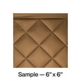 thumbnail image 1 of FASÄDE Quilted Decorative Vinyl Backsplash Panel in Oil Rubbed Bronze (6X6 Inch Sample), 1 of 5