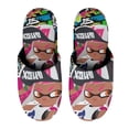 thumbnail image 5 of Mens Cozy Slippers Splatoon Warm Soft Plush Slipper Slip-on House Shoes for Home Indoor Outdoor, 5 of 8