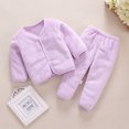 thumbnail image 2 of Chaqueta de manga larga Honeeladyy para bebés y niñas, cárdigan de franela multicolor con estampado bonito para recién nacidos, chaqueta de otoño e invierno para niños, 2 of 3