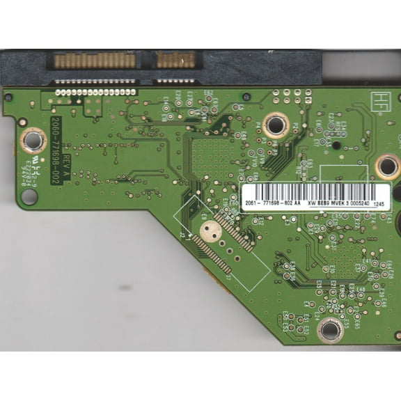 WD25EZRS-00J99B0, 2061-771698-802 AA, WD SATA 3.5 PCB