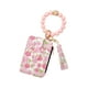 thumbnail image 1 of Tarjetero, Cartera de pulsera, Monedero, Monedero de bolsillo para mujer, Monedero, Llavero con borla de cuentas rosa, Llavero tipo brazalete, Monedero con llavero y pulsera, Monedero con broche, Melo, 1 of 4
