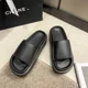 thumbnail image 1 of Zapatillas gruesas de EVA para mujer, chanclas suaves antideslizantes para verano, zapatillas de playa para mujer, sandalias de color sólido, chanclas de playa, 1 of 5