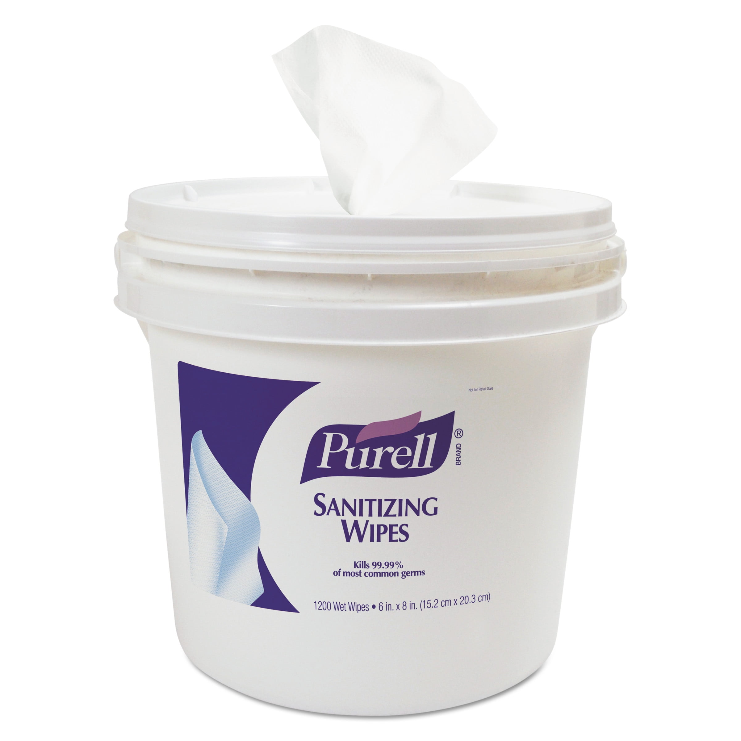 PURELL Sanitizing Wipes Bucket Dispenser,11.625x11.625x10.125, 1200/