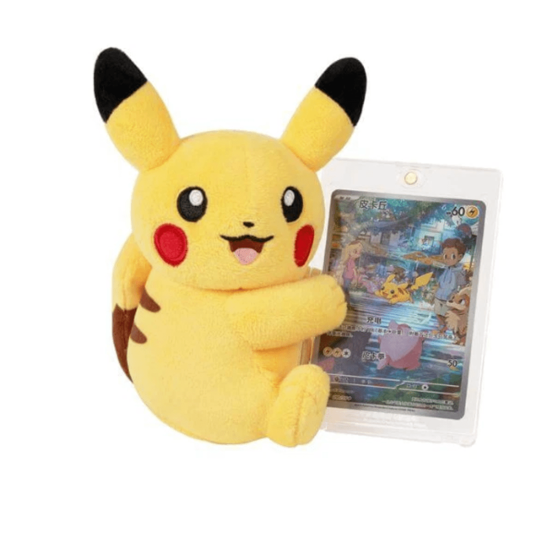 Pokemon TCG: Nuzzle Cheeks Plush Card Display Gift Box