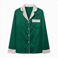 thumbnail image 6 of NOLDARES Family Pajamas Matching Sets, Cute Christmas Printed 2 Piece Sleepwear, Holiday PJs Jammies for Couples/Kid(Green,M:L), 6 of 9