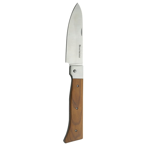 Messermeister Adventure Chef 6Inch Folding Chef's Knife (Carbonized Maple)