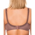 thumbnail image 3 of Underwire Full Coverage Bra Wide Straps Support Panels Plus Size 34 36 38 40 42 44 / C D E F G H I J (40J, Cocoa), 3 of 3