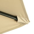 thumbnail image 6 of Bistro 7.5-ft Hexagon Market Umbrella - Champagne - Polyester Canopy, 6 of 14