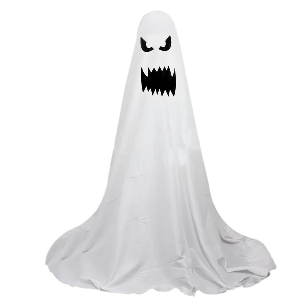 Almohada Decorativa De Fantasma De Halloween - Tamaño 12 Pulgadas, Terciopelo De Poliéster, Lavable, Para Sofá, Cama O Decoración