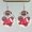 F, variant on WIFKLSIIPG Soccer Earrings Cheerleaders Multicolor Rugby Geometric Wooden Print Cheer Earrings Rugby Cheerleader Earrings Cheer