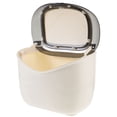 thumbnail image 1 of HONITANO Hanging Kitchen Trash Can White Plastic Garbage Bin with Lid Space Saving Design for Home, 1 of 6