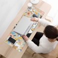 thumbnail image 3 of Long Mouse Pads for Desk,Corgi Dog and Flower Florals Desk Mats on Top Of Desks, Desk Mouse Pad Extra Large with 3mm Non-Slip Base and Stitched Edge for Gaming,Office,Work,Home 31.5"x11.8", 3 of 6