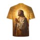 thumbnail image 3 of Ceisia Men's Loose Fit Short Sleeve T-Shirt Faith Easter Themed Print Spring Summer Shirt Gift, 3 of 6