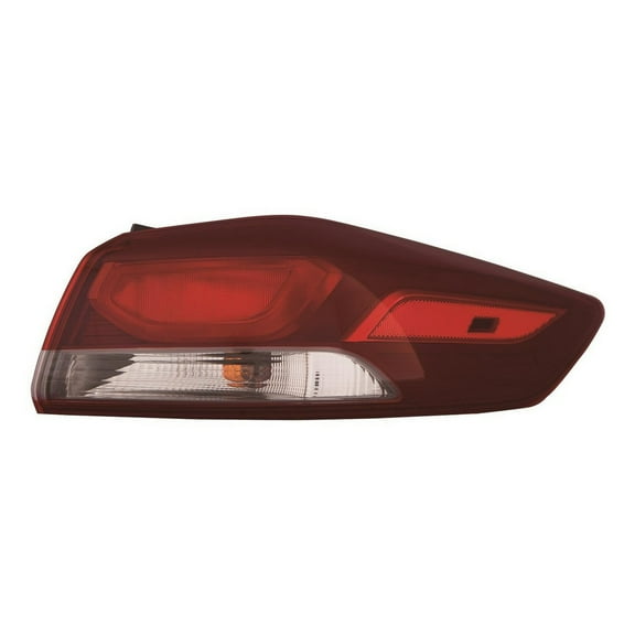 KAI New CAPA Certified Standard Replacement Passenger Side Outer Tail Light Assembly, Fits 2017-2018 Hyundai Elantra Sedan
