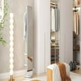 thumbnail image 6 of Yardi Yarda 19.6*15.7*68.8in Full-Length Mirror, Plus Size Mirror with 360 ° Rotating Design for Indoor, White, 6 of 13