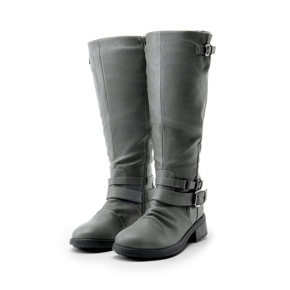 Dream Pairs Women's Warm Lined Knee High Riding Boots Wide Boots For Women