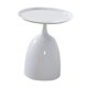 thumbnail image 1 of Mesa auxiliar pequeña, escritorio de esquina, mueble nórdico liso, mesa de centro decorativa, mesita de noche para balcón, interior y exterior, patio Altura 43cm, 1 of 8