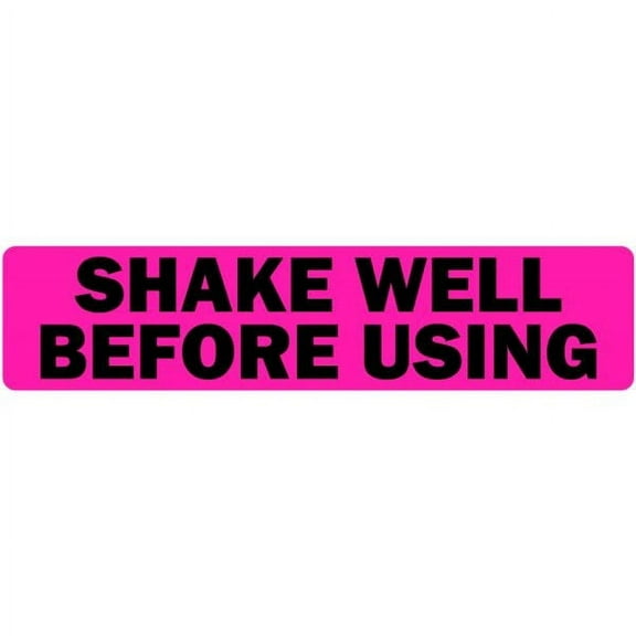 Shake Well Before Using Veterinary Labels