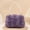 Purple, variant on Clutch Purse For Women Elegant Evening Bags 3D Floral Satin Small Purse With Pearl Beaded Top Handle Detachable Strap