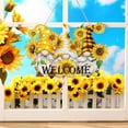 thumbnail image 7 of Sunflower Welcome Wood Door Hanger Large Wooden Flower Sign Inspirational Wall Porch Art Summer Fall Front Door Wreath Hanging for Bedroom Living Room Indoor Outdoor Kitchen Home Decor, 7 of 7