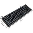 thumbnail image 5 of Mechanical Keyboard with 7-color LED Backlight, 104-key Silent and Silent Keyboard, 19-key Anti-ghosting, Cheap Gaming Keyboard, Mechanical Touch, Waterproof Wired USB, 5 of 6