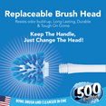 thumbnail image 6 of 500 Brushes Starter Plus Kit, Toilet Bowl Brush W/ Soap Dispensing Brush Head, 6 of 9