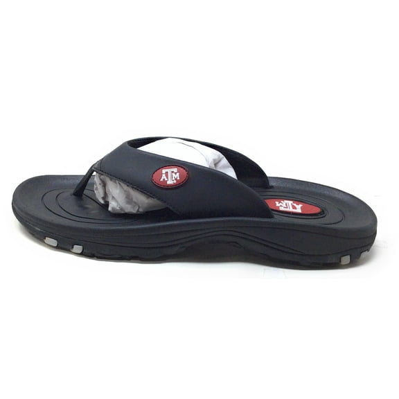 ZORIZ Collegiate Series Golf Sandal Black, Texas A&m 12