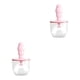 thumbnail image 1 of Soidarity Cepillo de para bebés con cubierta a prueba de polvo Cepillo en forma de U para para bebés Rosa grande rosa grande 2piezas, 1 of 6