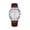 Brown White -BH73, variant on Resicozy Watches for Men Leather Strap Watch Fashion Round Dial Quartz Wristwatches with Numeral Dial Brown Black