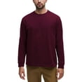 thumbnail image 4 of Men's Premium Crewneck Long Sleeve T-Shirts Classic Fit Mid-Weight Everyday Cotton Shirt, 4 of 6