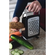 Microplane 4-in-1 Stainless Steel Ultra-Sharp Box Grater - Multi-Purpose Kitchen Tool