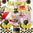 thumbnail image 4 of 2025 Year Theme Party Decoration Happy Year Year Flag Plque Rose Set, 4 of 5