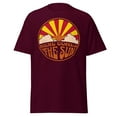 thumbnail image 3 of Groovy Arizona State Flag Graphic T-Shirt - Retro Southwest Desert Tee, Unisex Gildan 5000 Cotton Shirt, Sizes S-3XL, 3 of 11