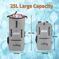 thumbnail image 3 of Enfriador de mochila Iculbag, con aislamiento suave, impermeable, 36 latas, 3 of 6