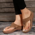 thumbnail image 2 of Chaussons d'Été pour Femmes Sandales Compensées Boho Sandales de Plage Chaussures de Mode pour Dames, 2 of 7