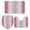pink, variant on Dark Brown Bathroom Rugs Set Brown Solid Color Background Autumnal Dark Academia Non Slip Absorbent Soft Bath Mats 3 Piece Set with Bathroom Rug, U-Shaped Floor Mat, Toilet Seat Cover Small Size