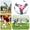 thumbnail image 4 of Fútbol Desinflado Tamaño 5 Pelotas Resistentes Al Desgaste para Adultos (rojo Blanco), 4 of 9
