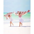 thumbnail image 3 of Red Checkered Beach Towels Oversized Super Absorbent, Red White Plaid Farmhouse Lightweight Bath Towel Quick Dry Sets For Bathroom/Pool/Rv Camping/Beach Play/Gym Room/Picnic 35"x70", 3 of 8
