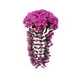 thumbnail image 2 of Xihbxyly Guirnalda de Flores Violetas Artificiales, Decoración de Pared de Tela de Seda, Elegante Diseño Floral Artificial, Fondo para Bodas, Decoración Versátil para El Hogar, Juego de 2 Piezas, 80, 2 of 2