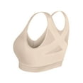 thumbnail image 3 of Dream Bras Copper Therapy Zip-Front Bra, Nude, Small, 3 of 8